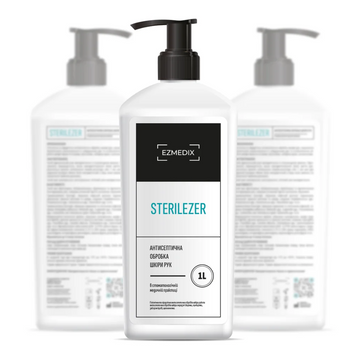 STERILEZER 1000 мл антисептик для рук (Стерилайзер) 1 л STERILEZER 1000 мл антисептик для рук (Стерилайзер) 1 л фото &ndash; Медична Скриня