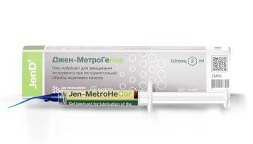 Jen-MetroHeCor (Джен-МетроГеКор), шпр. 2мл - Антисептичний гель (хлоргексидину діацетат, метронідазолу бензоат, гідрокортизону ацетат) (Джендентал-Україна) Jen-MetroHeCor 2 ml фото &ndash; Медична Скриня