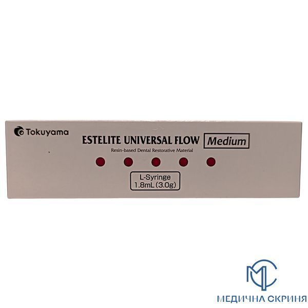 Естелайт Естелайт Універсал Флоу Середньотекучий шпр. 3 г ESTELITE UNIVERSAL FLOW (Tokuyama) A2  ESTELITE UNIVERSAL FLOW medium 3g A2 фото &ndash; Медична Скриня